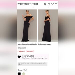 **SOLD**Pretty Little Thing Corset Dress